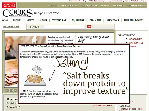 How Salting Steaks Work