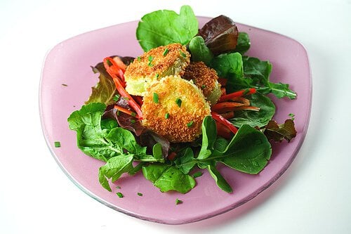 Fried Green Tomato Salad