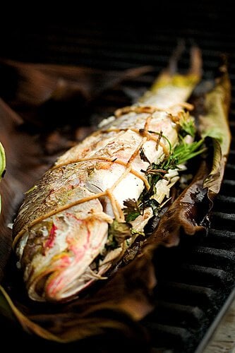 Thai Fish Grilled in a Banana Leaf - Try This Recipe Today