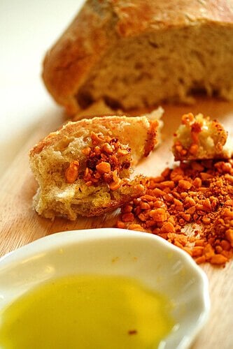 Bread with Olive Oil and Dukkah Dip