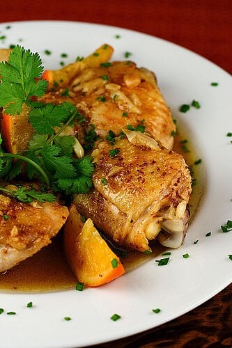 Ginger, Coriander & Orange Braised Chicken