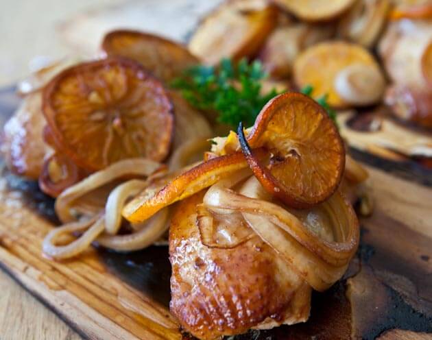 Soy Citrus Planked Chicken