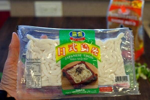 Udon Noodle Soup with Miso Recipe - fresh noodles