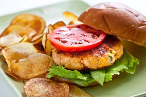 Salmon Burger Recipes + video on how to form patties • Steamy Kitchen ...