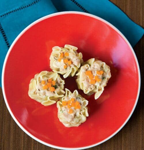 dumplings on plate