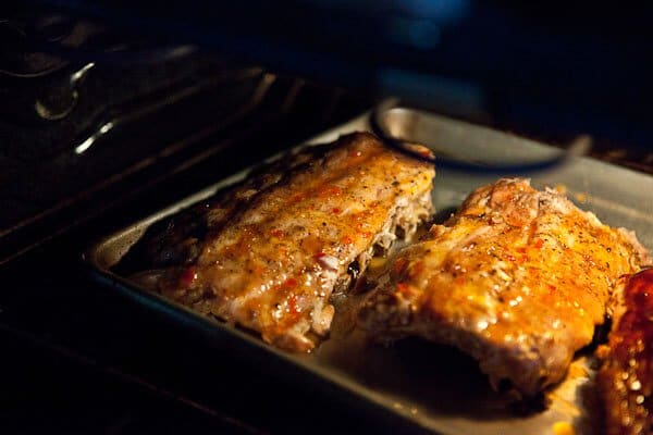 ribs broiling in oven