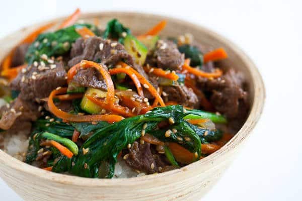 Korean Beef Rice Bowl