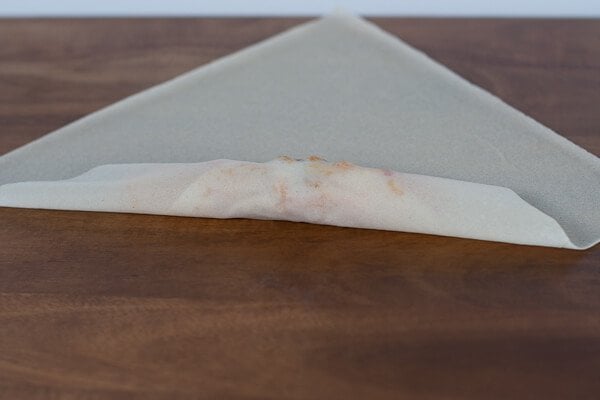 Chinese Egg Rolls Recipe fold like envelope