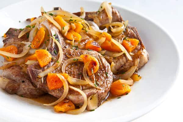 pork chops with apricot brandy sauce recipe