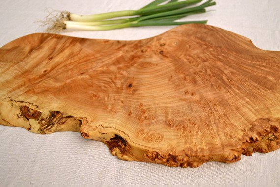 natural wood cutting board