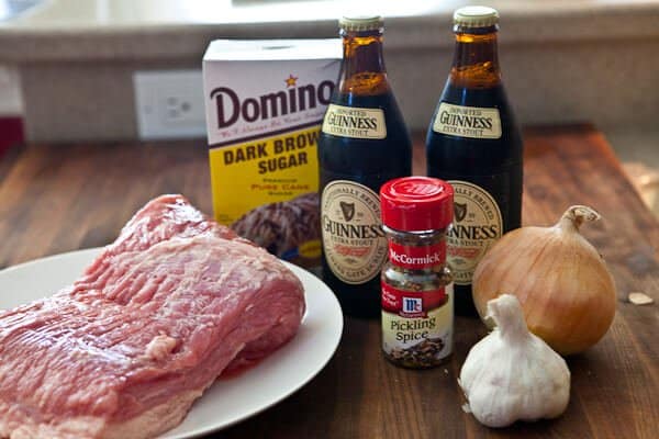 ingredients for guinness corned beef