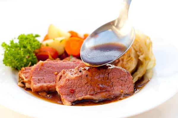 guinness corned beef with sauce