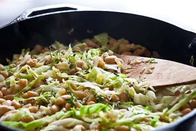 Image of Beans and cabbage