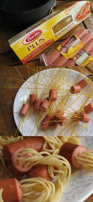 Most creative way to serve spaghetti