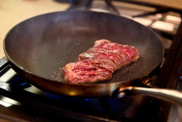 Steak with just salt and pepper Skirt Steak Tacos Recipe