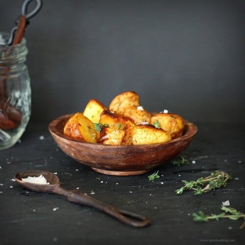 Roasted Potatoes with Sea Salt and Thyme