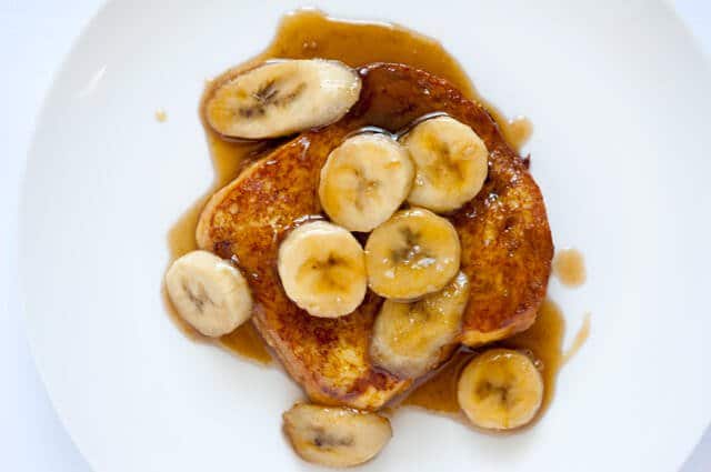 Bananas Foster French Toast Steamy Kitchen Recipes Giveaways