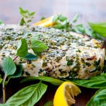 Grilled Fish with Citrus Herb Crust Recipe - final photo