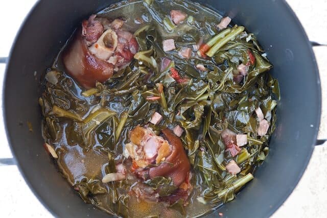 cooked collard greens nutrition