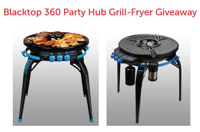 Giveaway: Blacktop 360 Party Hub Grill-Fryer