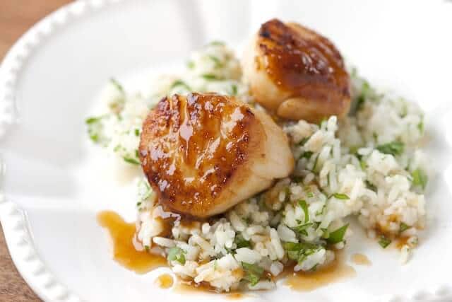 Scallops with Apricot Sauce