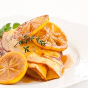 Crepes with Salted Lemon Butter Caramel Recipe