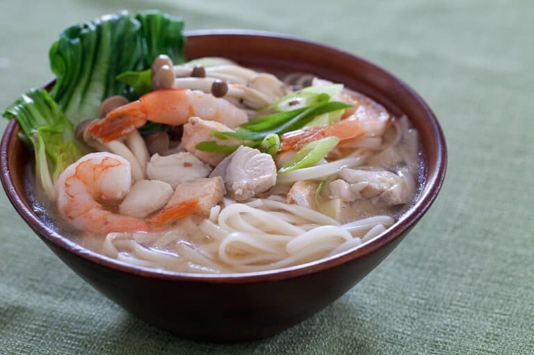 Seafood Miso Noodle Soup