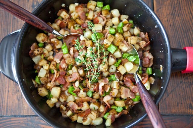 Broccoli Potato Bacon Hash Recipe