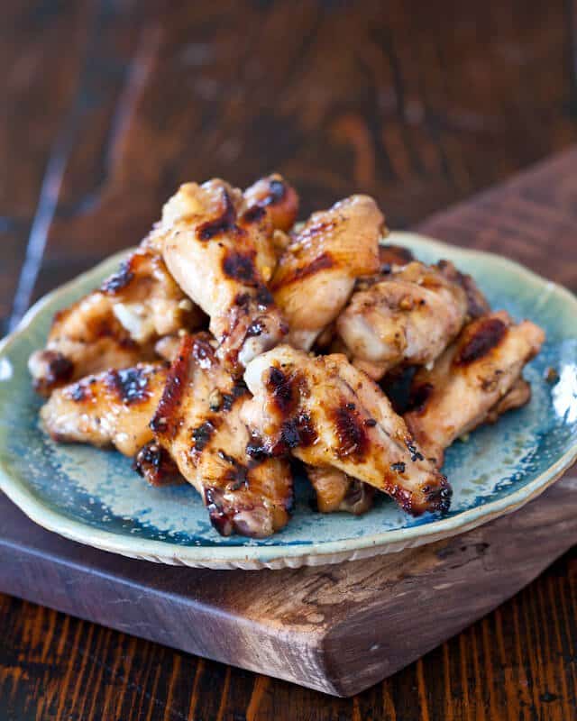 Grilled Honey Miso Chicken Wings Recipe