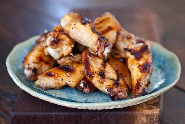 Grilled Honey Miso Chicken Wings Recipe