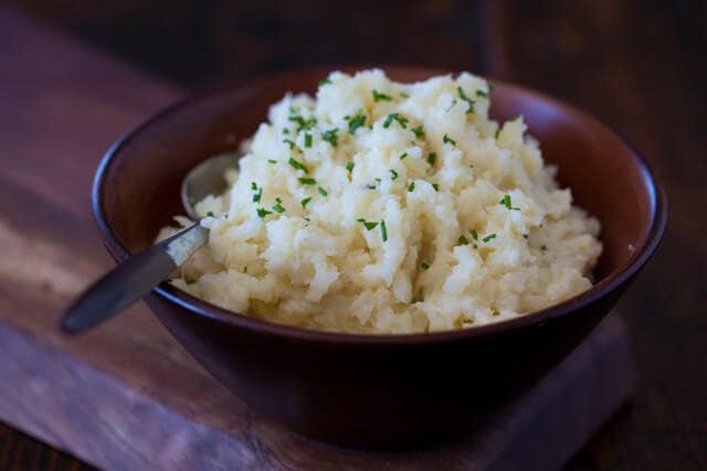 bowl of Cauliflower Mash