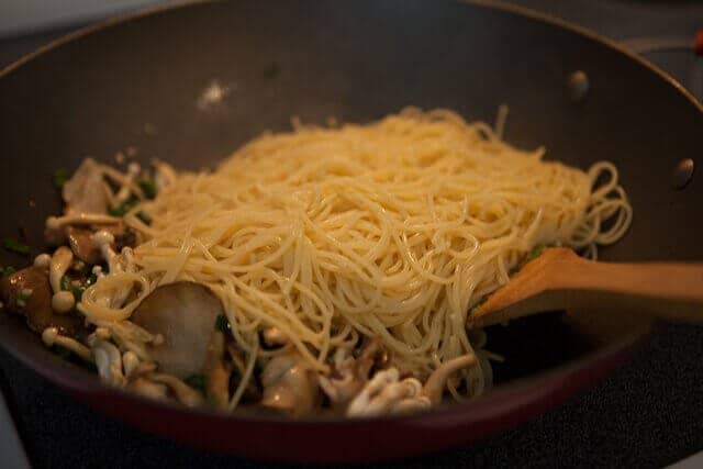 Miso and Garlic Butter Noodles - A Beautiful Mess