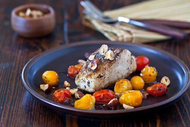 Cod with Hazelnut Browned Butter