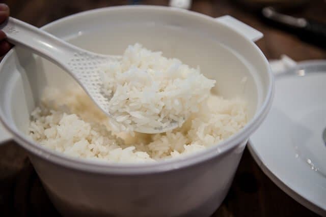 How To Cook Rice In The Microwave Perfect Every Time Steamy Kitchen