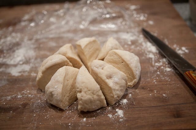 Pork Belly Buns Recipe dough in 8 pieces