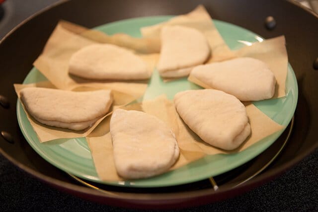 Pork Belly Buns Recipe buns on plate