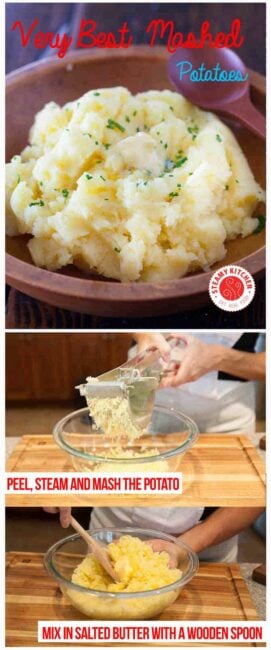 Very Best Mashed Potatoes - No Milk Recipe 