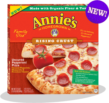 Giveaway: 6 Month Supply of Annie’s Pizzas