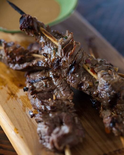 Beef Satay Skewers Recipe