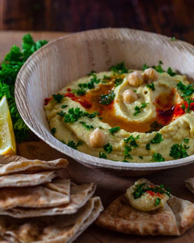 healthy Hummus Recipe in a bowl