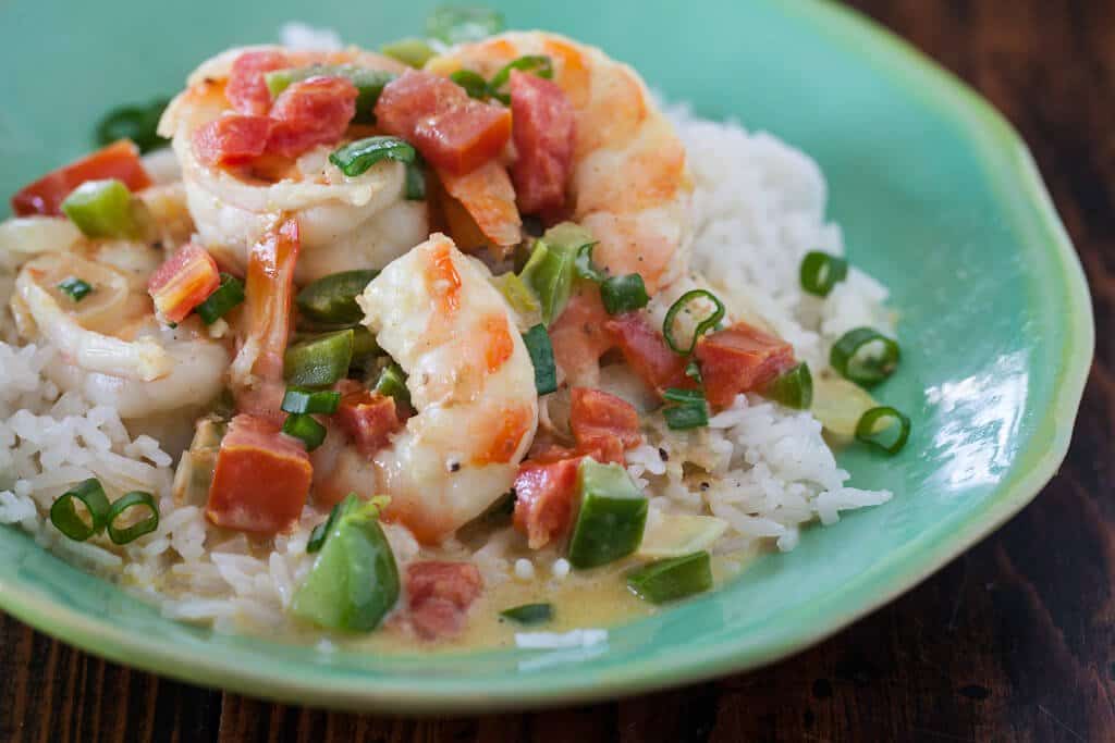 Coconut Curry Shrimp with Coconut Rice Recipe