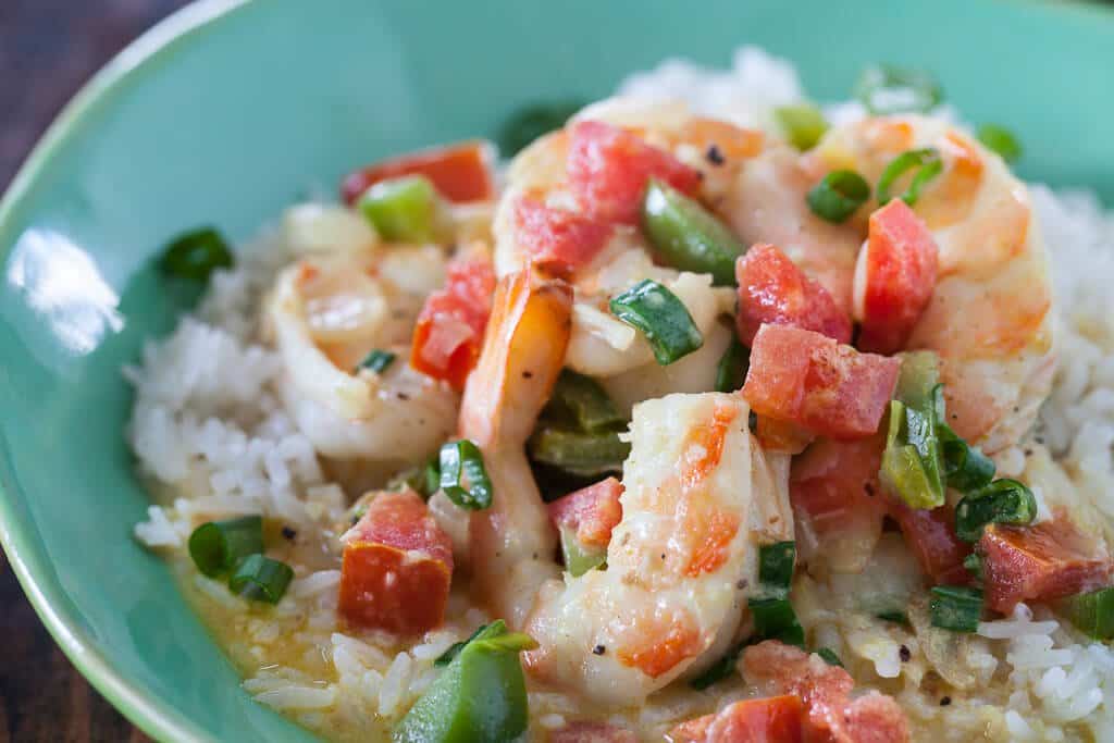 Coconut Curry Shrimp with Coconut Rice Recipe