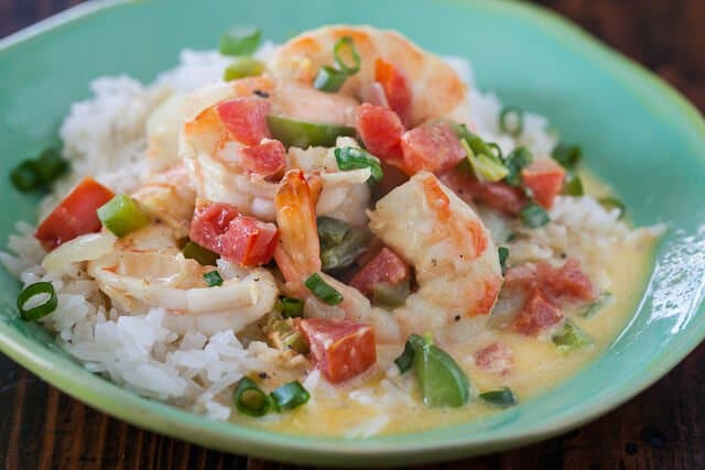 Coconut Curry Shrimp with Coconut Rice