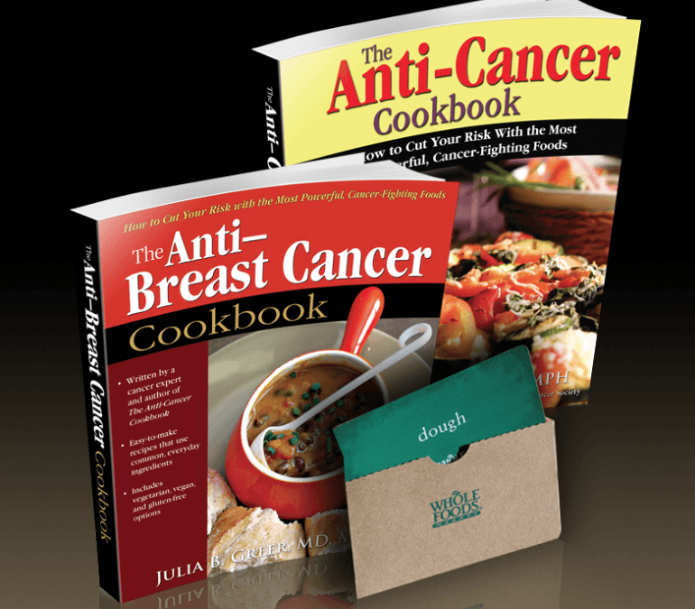 Giveaway: 2 Anti-Cancer Cookbooks + Whole Foods gift card