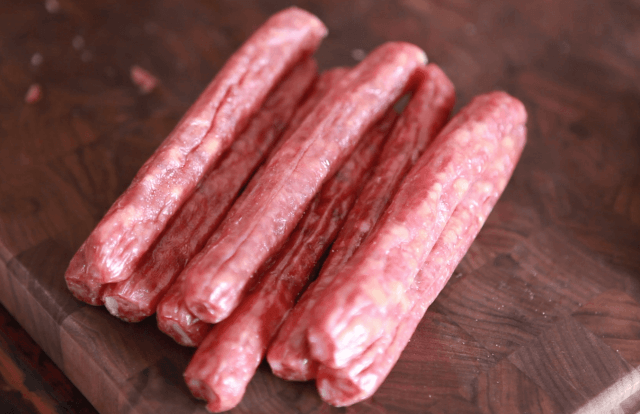 Chinese Sausage and Rice Recipe - uncooked