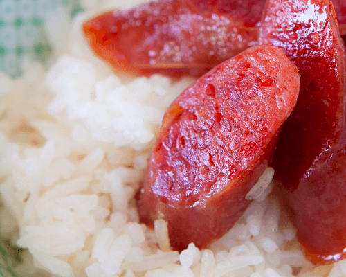 Download Chinese Sausage And Rice Recipe With Sweet Soy Sauce