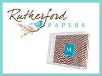 Giveaway: Monogram Serving Tray from Rutherford Papers