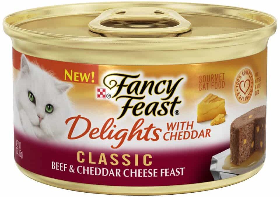 Giveaway: Delights with Cheddar Cat Food from Fancy Feast