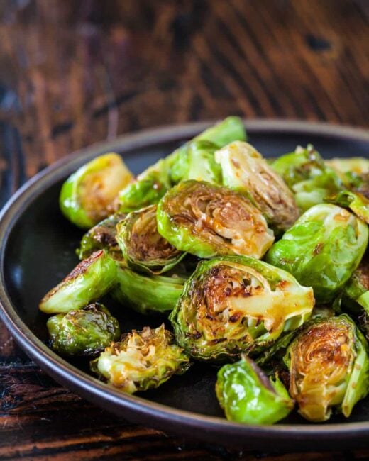 Roasted Brussels Sprouts With Sweet Chili Sauce Steamy Kitchen Recipes Giveaways