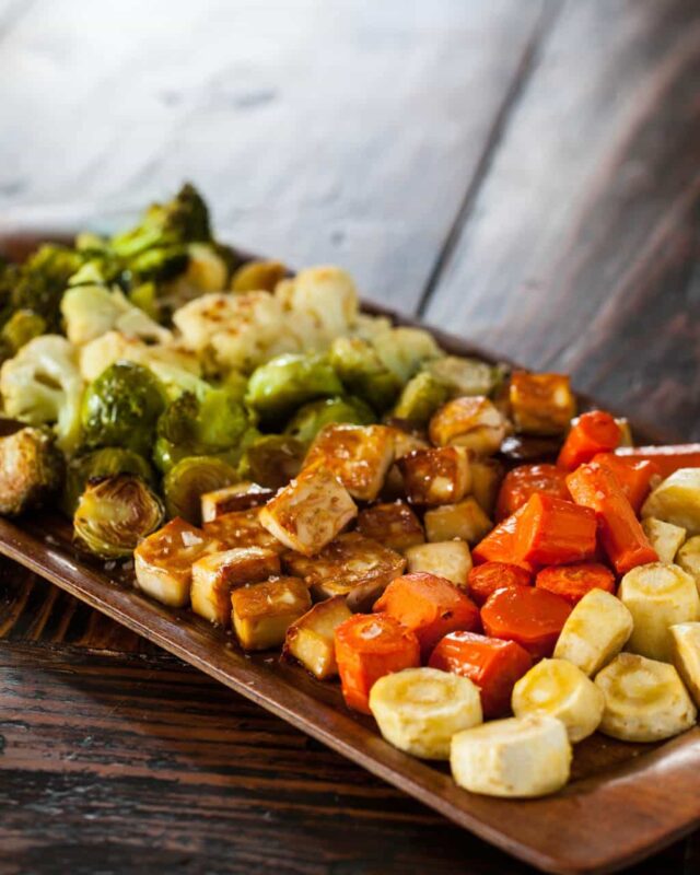 Roasted Tofu and Vegetables • Steamy Kitchen Recipes Giveaways